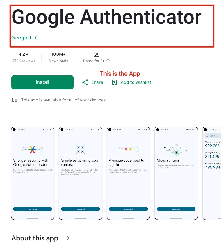 Google Auth App