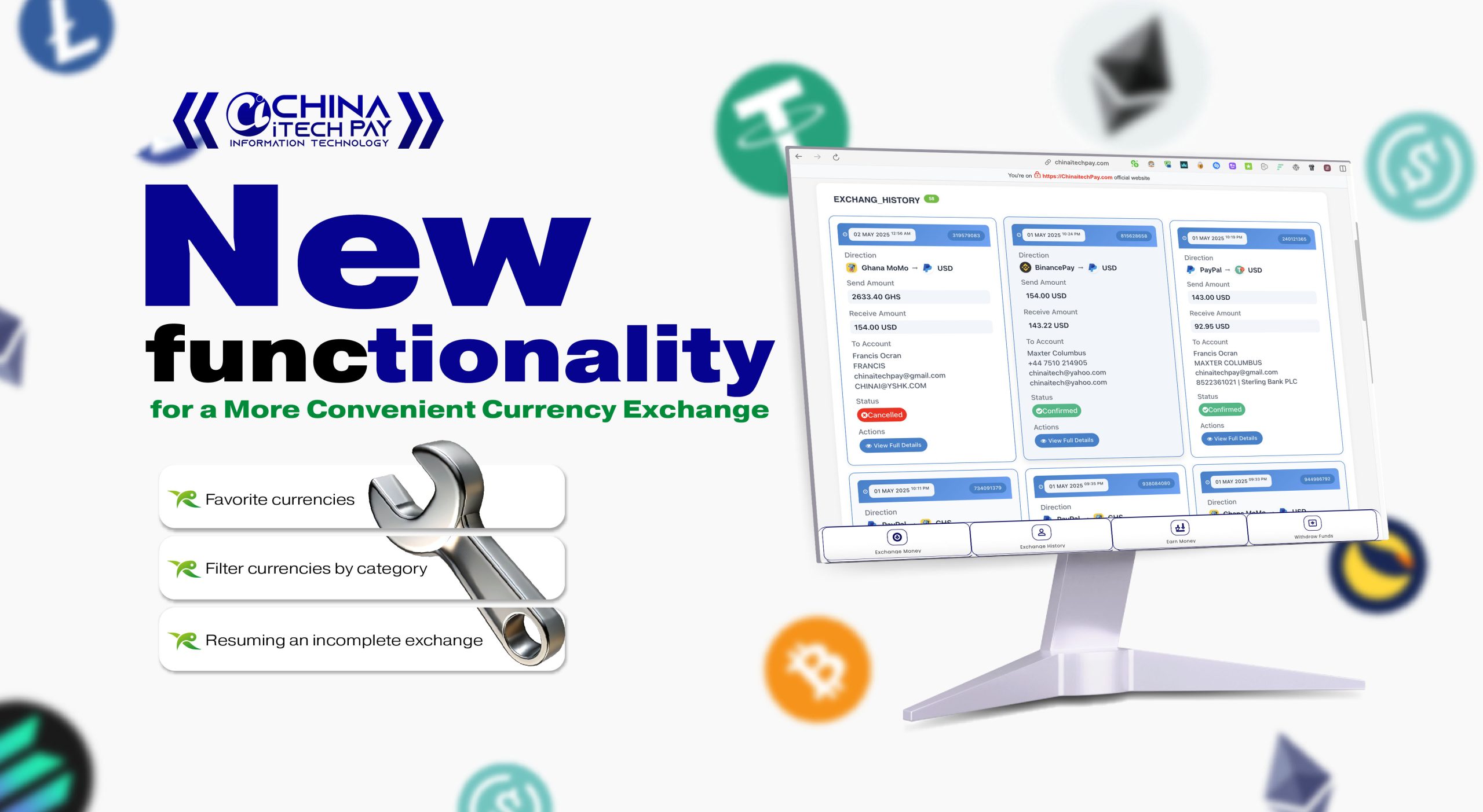 New 1 Functionality For A More Convenient Currency Exchange