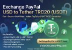 Exchange Paypal Usd To Tether Trc20 Usdt Instantly