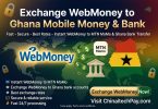 Exchange Webmoney To Ghana Mobile Money Bank Ghana