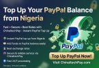 Top Up Your Paypal Balance From Nigeria With Chinaitechpay