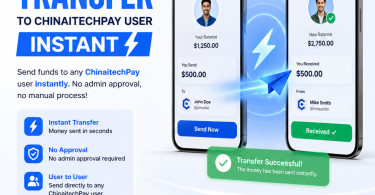 Transfer Money To Chinaitechpay User Instant