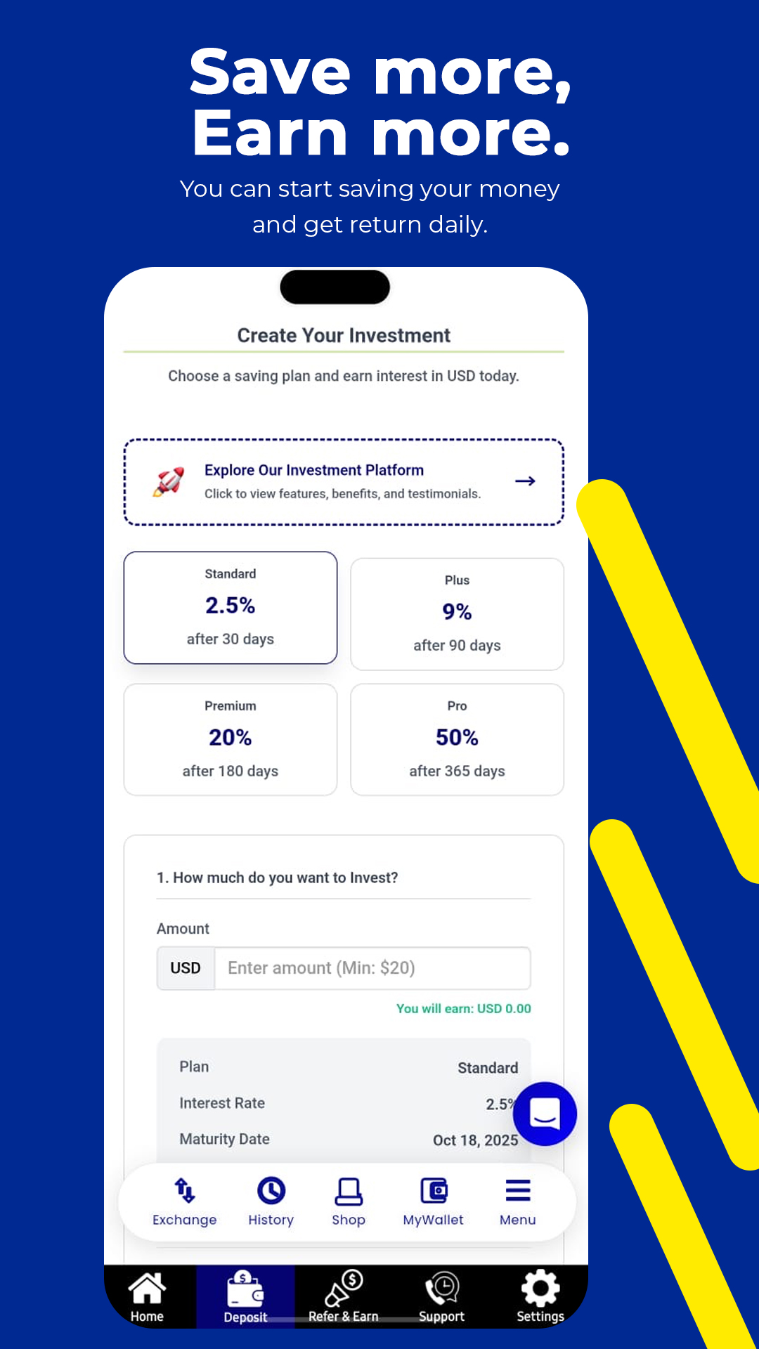 ChinaitechPay app screenshot showing app activity